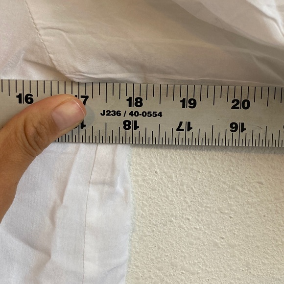 Madewell Pintucked Ruffled Puff-Sleeve Top XS White - Picture 3 of 7